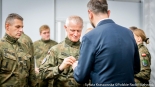 Władysław Kosiniak-Kamysz spotkał się z żołnierzami ze zgrupowania "Bezpieczne Podlasie", 16.12.2024, fot. Sylwia Krassowska